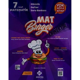 7. Sınıf Matematik Mat Burger Etkinlik Defter Soru Bankası Yok Boyle Kitap