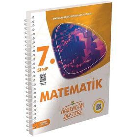 7. Sınıf Matematik Öğrencim Defteri Murat Yayınları
