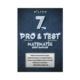 7. Sınıf Matematik Pro Test Soru Bankası Bilfen Yayınları