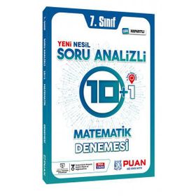 7. Sınıf Matematik Soru Analizli 10+1 Deneme Puan Yayınları