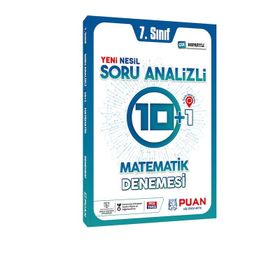 7. Sınıf Matematik Soru Analizli 10+1 Deneme Puan Yayınları