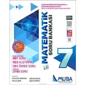 7. Sınıf Matematik Soru Bankası Muba Yayınları