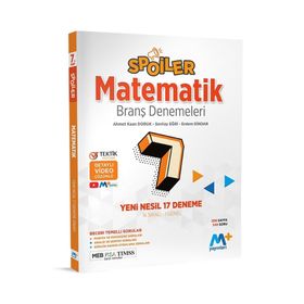 7. Sınıf Matematik Spoiler 17 Branş Deneme-Martı Yayınları