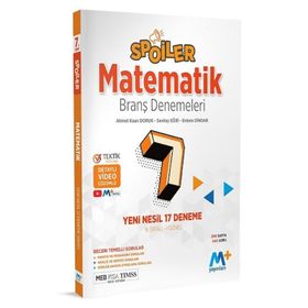 7. Sınıf Matematik Spoiler 17 Branş Deneme-Martı Yayınları