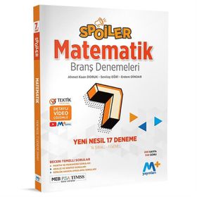 7. Sınıf Matematik Spoiler 17 Branş Deneme-Martı Yayınları