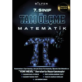 7. Sınıf Matematik Tam Ölçme Yeni Bilfen Yayıncılık