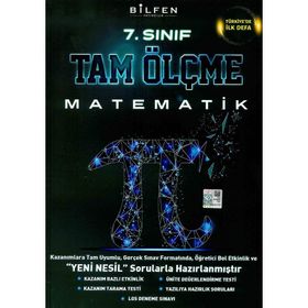 7. Sınıf Matematik Tam Ölçme Yeni Bilfen Yayıncılık