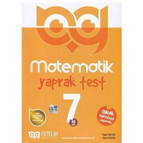 7. Sınıf Matematik Yaprak Test Nitelik Yayınevi