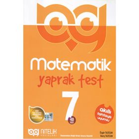 7. Sınıf Matematik Yaprak Test Nitelik Yayınevi