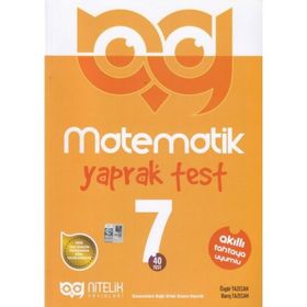 7. Sınıf Matematik Yaprak Test Nitelik Yayınevi
