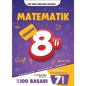 7. Sınıf Matematik Yeni Nesil Branş Denemeleri-Onburda Yayınları