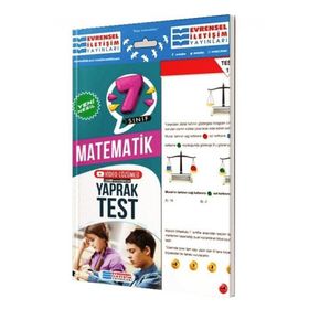 7. Sınıf Matematik Yeni Nesil Video Çözümlü Yaprak Test-Evrensel İletişim