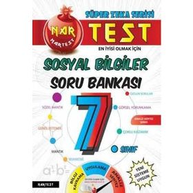 7. Sınıf Mavi Sosyal Bilgiler Soru Bankası-Nartest Yayınları