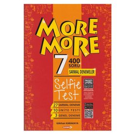 7. Sınıf More More Selfie Test Kurmay Yayınları