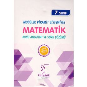 7. Sınıf MPS Matematik Konu Anlatımı ve Soru Çözümü Karekök Yayınları
