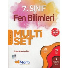 7.Sınıf Multiset Fen Bilimleri Martı Okul Yayınları