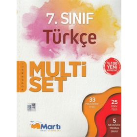 7.Sınıf Multiset Türkçe Martı Okul Yayınları