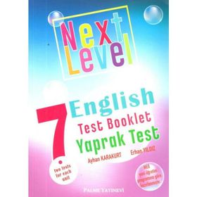 7. Sınıf Next Level English Test Booklet Yaprak Test Palme Yayınları