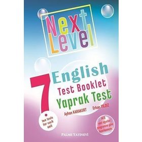 7. Sınıf Next Level English Test Booklet Yaprak Test Palme Yayınları