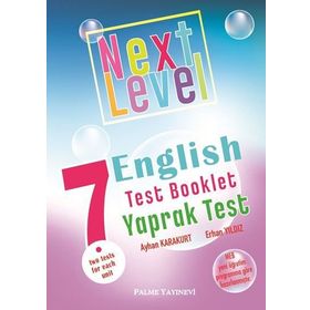 7. Sınıf Next Level English Test Booklet Yaprak Test Palme Yayınları