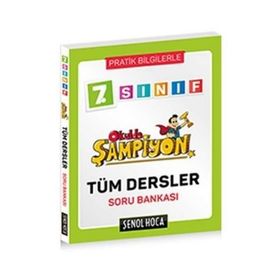 7. Sınıf Okulda Şampiyon Tüm Dersler Soru Bankası - Şenol Hoca Yayınları