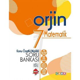 7. Sınıf Orjin Matematik Konu Özetli Soru Bankası Gama Yayınları