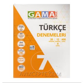 7. Sınıf Orjin Türkçe Deneme Gama Yayınları