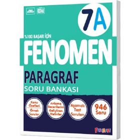 7. Sınıf Paragraf A Soru Bankası Fenomen Yayınları