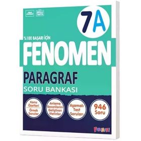 7. Sınıf Paragraf A Soru Bankası Fenomen Yayınları