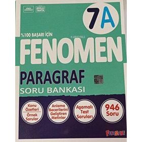 7. Sınıf Paragraf A Soru Bankası Fenomen Yayınları