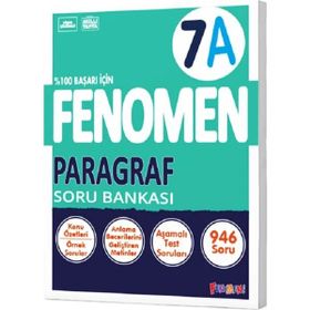 7. Sınıf Paragraf A Soru Bankası Fenomen Yayınları