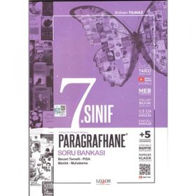 7. Sınıf Paragrafhane Sözel Mantıklı Soru Bankası-Lodos Yayınları