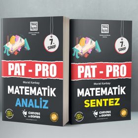 7. Sınıf Pat- Pro Matematik Seti - Analiz- Sentez - Curious&Genius Yayınları