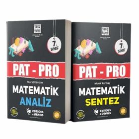 7. Sınıf Pat- Pro Matematik Seti - Analiz- Sentez - Curious&Genius Yayınları