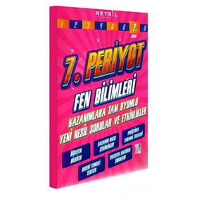 7. Sınıf Periyot Fen Bilimleri Etkinlikli Soru Bankası-Netbil Yayınları