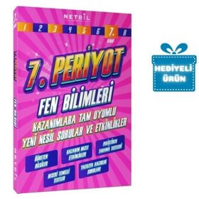 7. Sınıf Periyot Fen Bilimleri Etkinlikli Soru Bankası-Netbil Yayınları