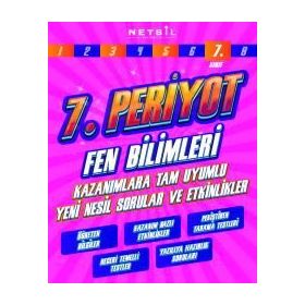 7. Sınıf Periyot Fen Bilimleri Etkinlikli Soru Bankası-Netbil Yayınları