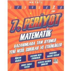7.Sınıf Periyot Matematik Etkinlikli Soru Bankası-Netbil Yayınları