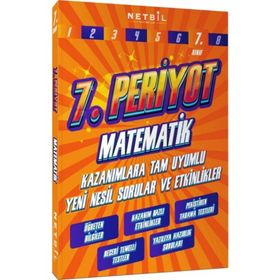 7.Sınıf Periyot Matematik Etkinlikli Soru Bankası-Netbil Yayınları