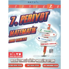 7.Sınıf Periyot Matematik Etkinlikli Soru Bankası-Netbil Yayınları