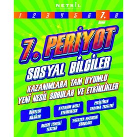 7.Sınıf Periyot Sosyal Bilgiler Etkinlikli Soru Bankası-Netbil Yayınları