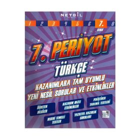 7. Sınıf Periyot Türkçe Etkinlikli Soru Bankası-Netbil Yayınları