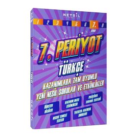 7. Sınıf Periyot Türkçe Etkinlikli Soru Bankası-Netbil Yayınları