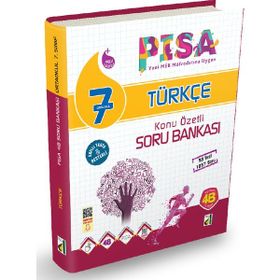 7. Sınıf PİSA 4B Türkçe Soru Bankası Damla Yayınevi