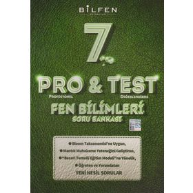 7. Sınıf Pro & Test Fen Bilimleri Soru Bankası - Bilfen Yayınları