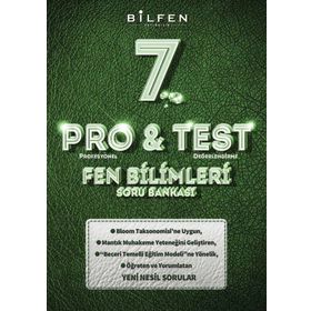 7. Sınıf Pro & Test Fen Bilimleri Soru Bankası - Bilfen Yayınları