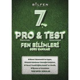 7. Sınıf Pro & Test Fen Bilimleri Soru Bankası - Bilfen Yayınları