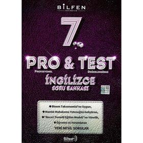 7. Sınıf Pro & Test İngilizce Soru Bankası - Bilfen Yayınları