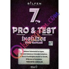 7. Sınıf Pro & Test İngilizce Soru Bankası - Bilfen Yayınları