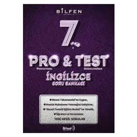 7. Sınıf Pro & Test İngilizce Soru Bankası - Bilfen Yayınları
